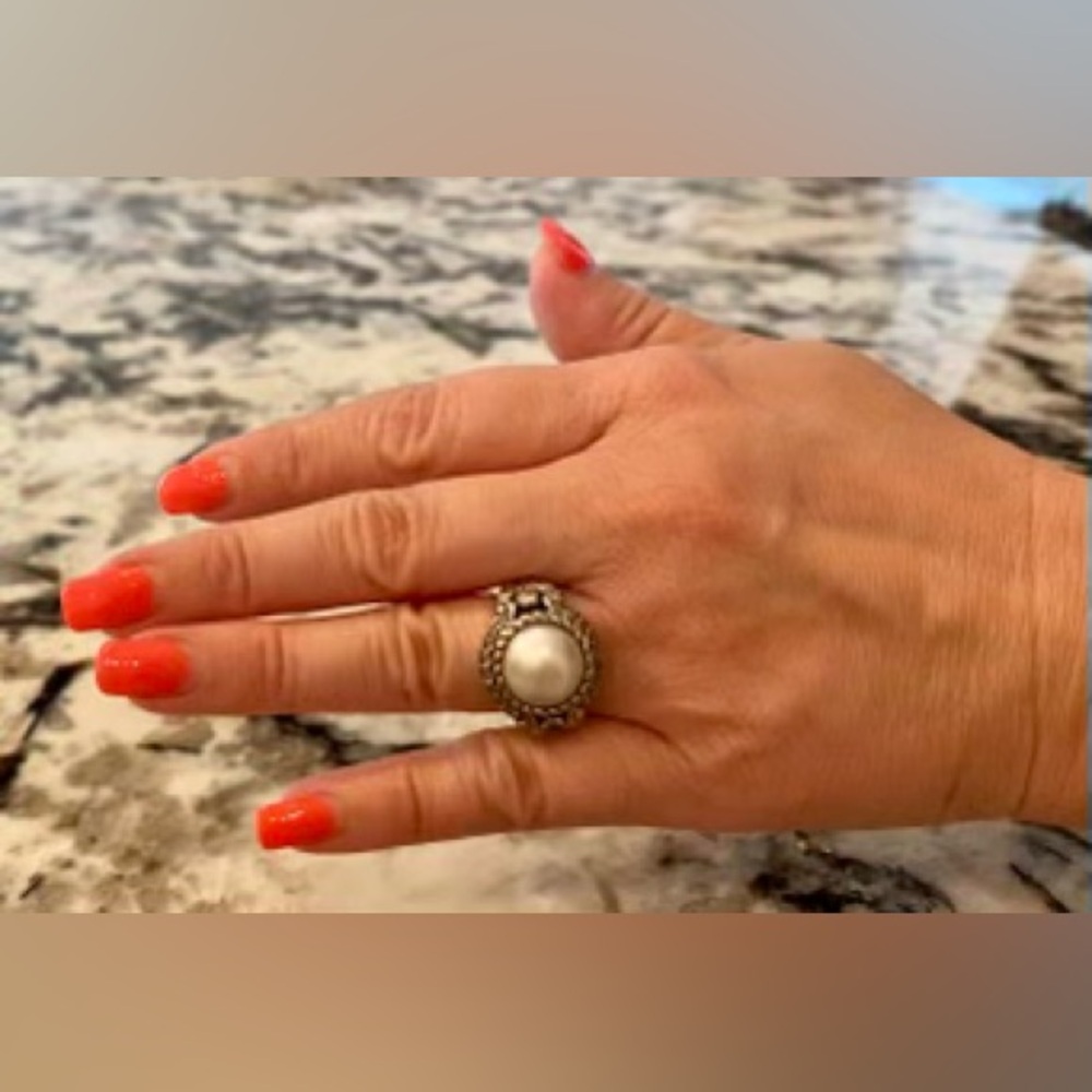 Judith Ripka pearl ring